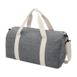 Sac en polyester et coton recyclé avec sangle ajustable Casual couleur gris chiné