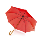 Parapluie automatique fabriqué en polyester 190T Ø105 Basic couleur rouge troisième vue