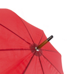 Parapluie automatique fabriqué en polyester 190T Ø105 Basic couleur rouge quatrième vue