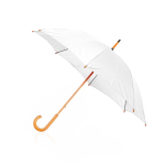 Parapluie automatique fabriqué en polyester 190T Ø105 Basic couleur blanc première vue