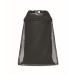 Sac imperméable recyclé avec filet et capacité de 6 L Scuba RPET couleur noir