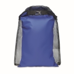 Sac imperméable recyclé avec filet et capacité de 6 L Scuba RPET couleur bleu roi deuxième vue