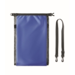 Sac imperméable recyclé avec filet et capacité de 6 L Scuba RPET couleur bleu roi quatrième vue