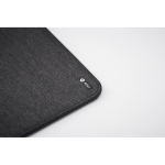 Tapis de souris gris foncé avec chargeur et support Charge RPET couleur gris foncé cinquième vue photographique