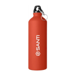 Gourde en aluminium de grande taille, 750 ml Cruiser XL Matt couleur rouge image avec logo