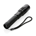 Lampe torche personnalisée en aluminium rechargeable par USB GearX couleur noir sixième vue