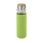 Gourde en verre borosilicaté avec étui et poignée 660 ml Crystal Clip couleur vert lime troisième vue