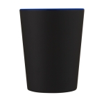 Tasse en céramique bicolore avec anse originale de 360ml Air Matt couleur bleu vue latérale