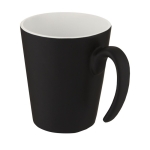 Tasse en céramique bicolore avec anse originale de 360ml Air Matt couleur blanc