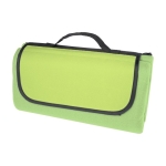 Nappe pique-nique étanche en plastique PET recyclé 140 g/m² Mountain couleur vert clair