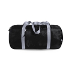 Sac de sport personnalisé en couleur recyclée Gym RPET couleur noir première vue