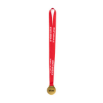 Médaille en métal doré avec ruban en polyester pour cadeau Champ vue principale