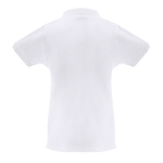 Polo pour femmes multiples coloris en coton 240 g/m² THC Monaco couleur blanc deuxième vue