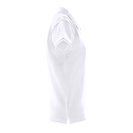 Polo pour femmes multiples coloris en coton 240 g/m² THC Monaco couleur blanc troisième vue