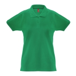 Polo pour femmes multiples coloris en coton 240 g/m² THC Monaco couleur vert première vue