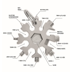 Outil multifonction en forme de flocon de neige Snowflake couleur titan troisième vue