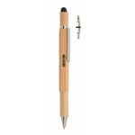 Stylo publicitaire multifonction pour le bricolage Multifunction Tool couleur bois