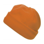 Bonnet brodé en fibre polaire de différents coloris 200 g/m² Polar couleur orange première vue