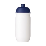 Bidon sportif coloré fabriqué en Europe 500 ml HydroFlex Bicolor couleur bleu deuxième vue frontale