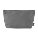 Trousse de toilette recyclée adaptée à la sublimation Basic RPET couleur gris première vue