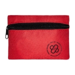 Trousse de secours personnalisable en étui rouge en polyester SOS couleur rouge vue détail 5 