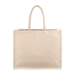 Sacs en jute personnalisés avec poignées en coton Juco Resistent couleur naturel première vue