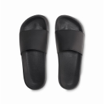 Claquettes antidérapantes avec lanière large, taille 36-37 Slippers couleur noir deuxième vue