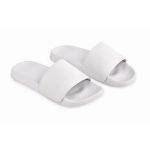 Claquettes antidérapantes avec lanière large, taille 36-37 Slippers couleur blanc