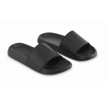 Claquettes en EVA pour plage, taille 40-41, avec sangle large Slippers couleur noir