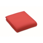 Couverture en polaire légère avec logo RPET en couleur 130 g/m² Light couleur rouge