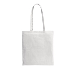 Sac coton publicitaire recyclé et rPET coloré 180 g/m2 Reciclo Cairo couleur blanc