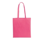 Sac coton publicitaire recyclé et rPET coloré 180 g/m2 Reciclo Cairo couleur rose