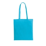 Sac coton publicitaire recyclé et rPET coloré 180 g/m2 Reciclo Cairo couleur bleu ciel