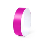 Bracelets pour événements en tissu synthétique incassable Party Safe couleur fuchsia première vue