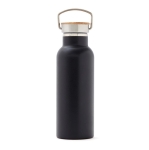 Gourde en acier inoxydable de longue durée 500 ml Clip Modern couleur noir