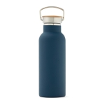 Gourde en acier inoxydable de longue durée 500 ml Clip Modern couleur bleu