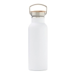 Gourde en acier inoxydable de longue durée 500 ml Clip Modern couleur blanc