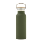 Gourde en acier inoxydable de longue durée 500 ml Clip Modern couleur vert foncé