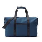 Sac de voyage personnalisé avec sangle et fonction déperlant Contempo couleur bleu