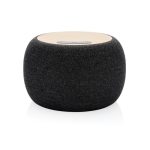 Enceinte Bluetooth bambou et PET recyclé au son cristallin NaturalBeat couleur gris foncé troisième vue