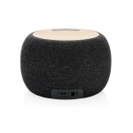 Enceinte Bluetooth bambou et PET recyclé au son cristallin NaturalBeat couleur gris foncé quatrième vue