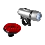 Set de 2 lumières à vélo multifonctions couleur multicolore troisième vue