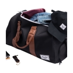 Sac de voyage Herschel Novel™ recyclé avec compartiment à chaussures couleur noir image nature morte 2