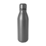 Bouteille en aluminium coloré recyclé à bouchon assorti 550ml couleur gris première vue