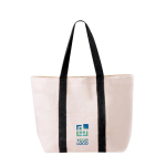 Sac en coton avec poche et fermeture magnétique 280 g/m² Eco Beach vue principale