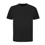 T-shirt technique 100% polyester microperforé 135 g/m² couleur noir première vue