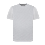 T-shirt technique 100% polyester microperforé 135 g/m² couleur blanc première vue