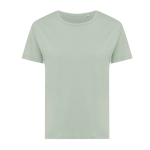 T-shirt pour femme coton recyclé, slim fit, 160 g/m², Iqoniq couleur vert olive