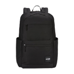 Sac à dos pour PC 15,6” Case Logic® en polyester recyclé à poches couleur noir deuxième vue frontale