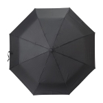 Parapluie pliant automatique en RPET 190T à 8 panneaux Ø98 couleur noir première vue